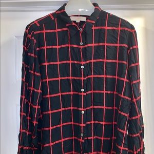 LOFT XL BUTTON DOWN FLANNEL SHIRT